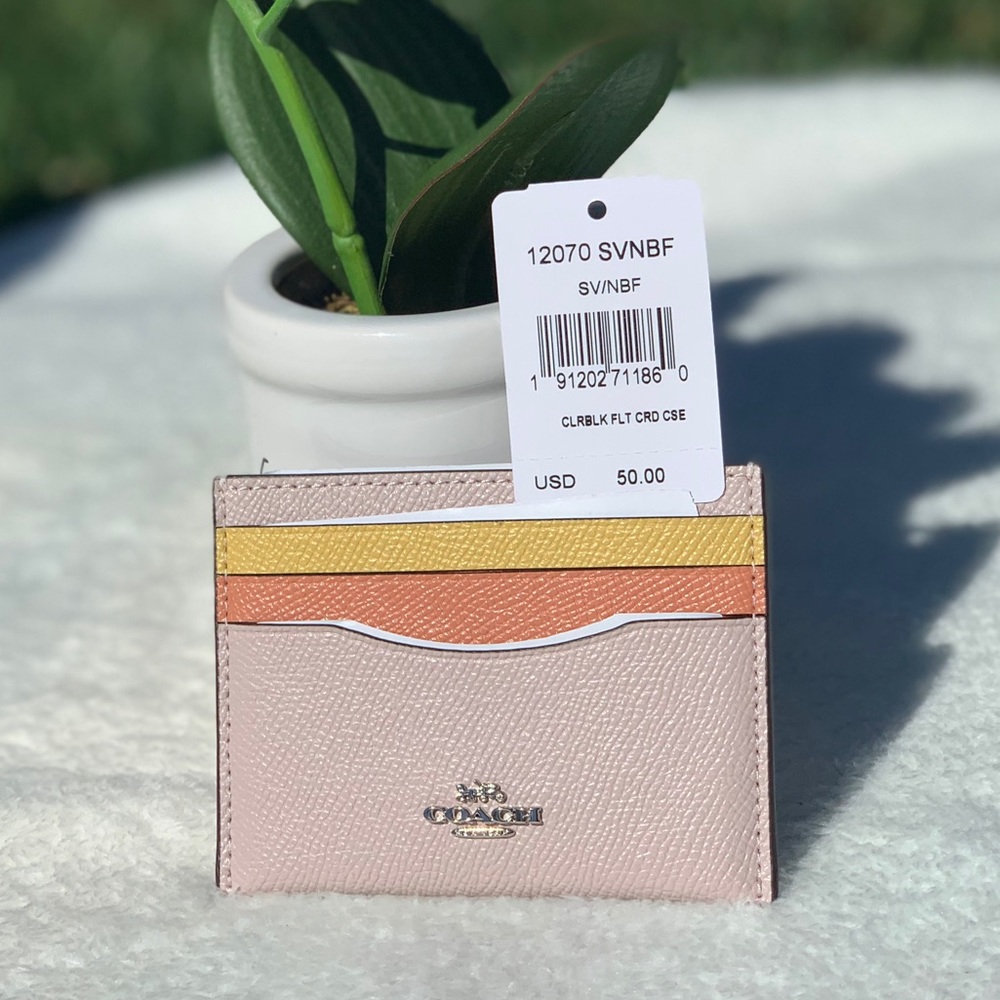 Coach Card Case in Colorblock